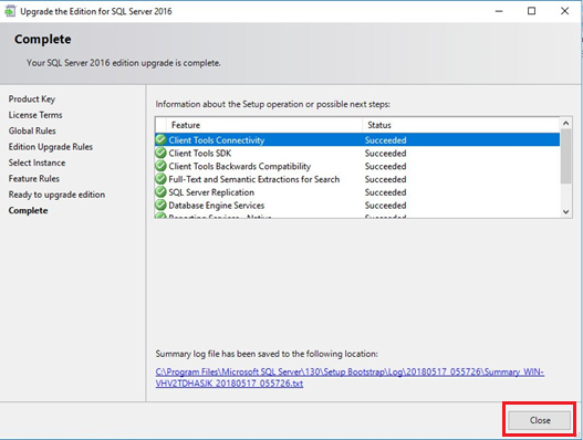 upgrade sql 2012 express to standard